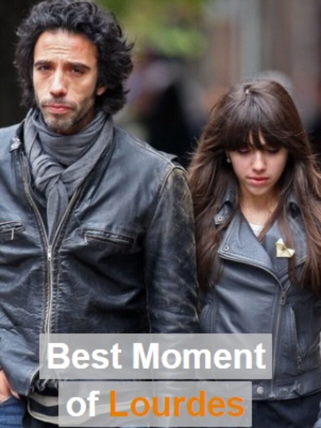 Lourdes Leon with Father Carlos best Moments